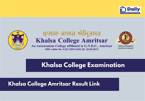 khalsa college result.